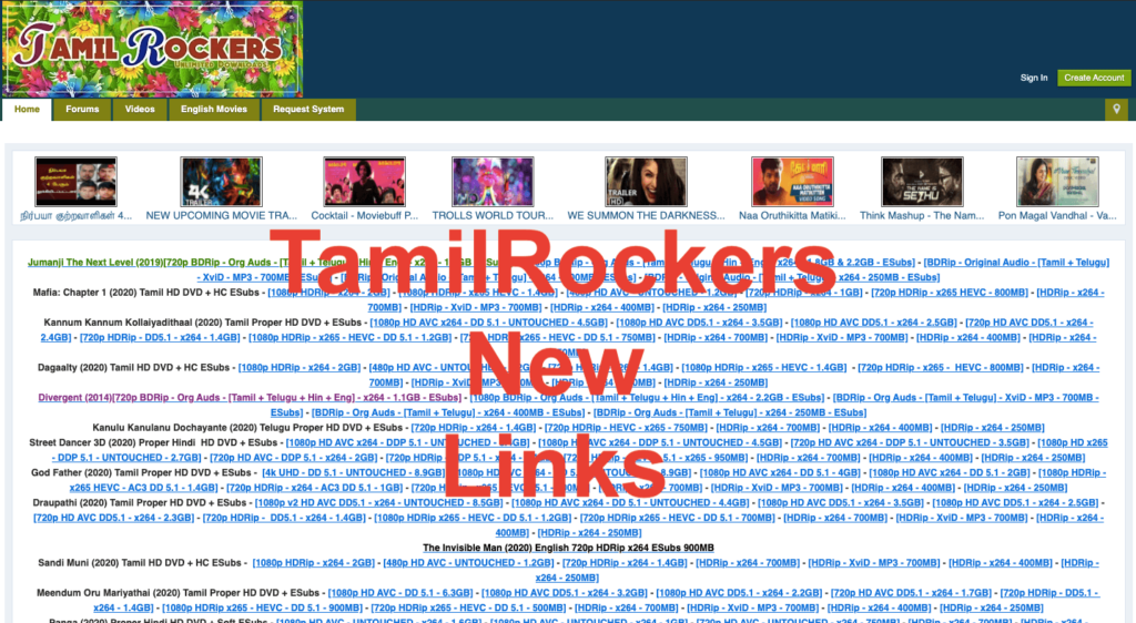 Top Best Proxy and Mirror Sites of 2021 for TamilRockers