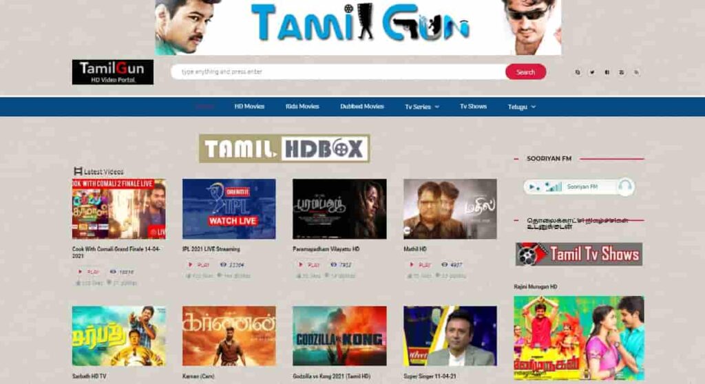 Tamilgun – Tamil Movies Download Illegal Website Tamilgun Latest Tamil gun New Movies Leaks